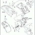 VRSCX 1HJG VRSCX SCREAMIN' EAGLE V-ROD (2007) TURN SIGNAL MODULE & IGNITION SWITCH