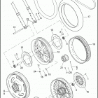 VRSCX 1HJG VRSCX SCREAMIN' EAGLE V-ROD (2007) Переднее колесо