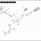 XL883C 4CP2 SPORTSTER 883 CUSTOM (2007) SHIFTER - 883C / 1200C