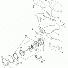 FLHTC 1FF4 ELECTRA GLIDE CLASSIC (2007) WINDSHIELD, FAIRING & HEADLAMP - FLHT / C / CU & F...