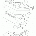 FLSTSC 1BY5 SPRINGER CLASSIC (2007) REAR TURN SIGNALS