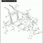 FLSTSC 1BY5 SPRINGER CLASSIC (2007) FRAME & JIFFY STAND