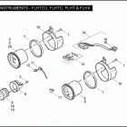 FLHTC 1FF4 ELECTRA GLIDE CLASSIC (2007) INSTRUMENTS - FLHTCU, FLHTC, FLHT & FLHX