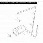 FLHTC 1FF4 ELECTRA GLIDE CLASSIC (2007) CALIFORNIA EVAPORATIVE EMISSIONS COMPONENTS
