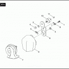 FLHP 1FHM ROAD KING POLICE (2007) Клаксон