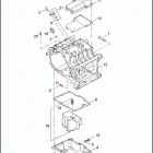 FXDSE 1PS8 CVO DYNA (2007) TRANSMISSION HOUSING & OIL TANK