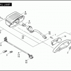 FXSTB 1JA5 NIGHT TRAIN (2007) Задний фонарь