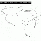 FLHTC 1FF4 ELECTRA GLIDE CLASSIC (2007) FUEL TANK - FLHTCU, FLHTC, FLHT, FLHX & FLTR