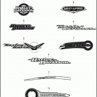 FLHTC 1FF4 ELECTRA GLIDE CLASSIC (2007) FUEL TANK TRIM