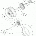 FXSTSSE 1PT9 CVO SOFTAIL SPRINGER (2007) Заднее колесо