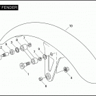 FXSTSSE 1PT9 CVO SOFTAIL SPRINGER (2007) Переднее крыло