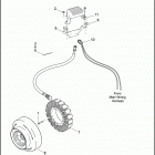 FLHP 1FHM ROAD KING POLICE (2007) ALTERNATOR & REGULATOR