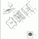 VRSCX 1HJG VRSCX SCREAMIN' EAGLE V-ROD (2007) CAM COVERS - FRONT SHOWN