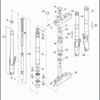 FXDSE 1PS8 CVO DYNA (2007) Передняя вилка