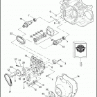 FXDSE 1PS8 CVO DYNA (2007) CAMSHAFTS & CAM COVER