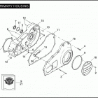 FLHTCUSE2 1PR8 CVO ULTRA CLASSIC (2007) PRIMARY HOUSING