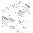 FLSTSC 1BY5 SPRINGER CLASSIC (2007) FOOTRESTS & FOOTBOARDS