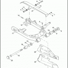 FXDSE 1PS8 CVO DYNA (2007) REAR FORK, DEBRIS DEFLECTOR, BELT GUARD