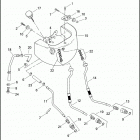 FLSTSC 1BY5 SPRINGER CLASSIC (2007) OIL TANK & LINES