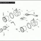 FLHTP 1FMM ELECTRA GLIDE STANDARD POLICE (2007) INSTRUMENTS - FLHTP