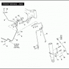 FLHP 1FHM ROAD KING POLICE (2007) FRONT BRAKE - ABS