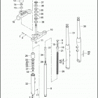 FXSTD 1JB5 SOFTAIL DEUCE (2007) FRONT FORK - FXSTD
