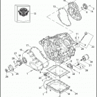 VRSCX 1HJG VRSCX SCREAMIN' EAGLE V-ROD (2007) COVERS, OIL PAN / FILTER / PICKUP