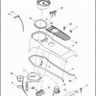 FLHRS 1FY4 ROAD KING CUSTOM (2007) FUEL TANK INSTRUMENTS - FLHRS