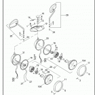 XL1200N 1CZ3 NIGHTSTER (2007) HEADLAMP & MIRROR - 883 / 883L / 883R / 1200L / N ...