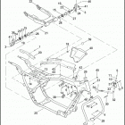 FLHTC 1FF4 ELECTRA GLIDE CLASSIC (2007) FRAME, REAR FORK & JIFFY STAND