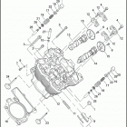 VRSCX 1HJG VRSCX SCREAMIN' EAGLE V-ROD (2007) CYLINDER HEAD, CAMSHAFTS, & VALVES