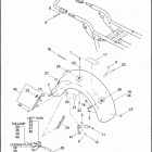 FLHRSE3 1PG8 CVO ROAD KING (2007) Задний бампер