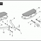 FLHTPI 1FMW ELECTRA GLIDE STANDARD POLICE (2006) FOOTBOARDS
