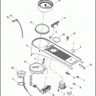 FLHPI 1FHW ROAD KING POLICE (2006) FUEL TANK INSTRUMENTS - FLHPI & FLHPEI