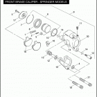 FXSTS 1BLY SPRINGER SOFTAIL (2006) FRONT BRAKE CALIPER - SPRINGER MODELS