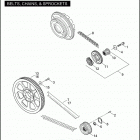 FXDI 1GM1 DYNA SUPER GLIDE (2006) BELTS, CHAINS, & SPROCKETS