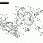 XL883C 4CJM SPORTSTER 883 CUSTOM (2006) Картер двигателя