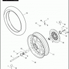 FLSTFSE2 1PNF CVO FAT BOY (2006) Переднее колесо