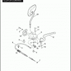 FXDI 1GM1 DYNA SUPER GLIDE (2006) Привод управления сцеплением