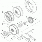 VRSCD 1HDZ VRSCD NIGHT ROD (2006) Заднее колесо