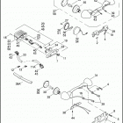 FLHT 1DDV ELECTRA GLIDE STANDARD (2006) TAIL LAMP & REAR TURN SIGNALS