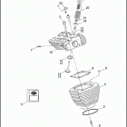 FLSTFSE2 1PNF CVO FAT BOY (2006) CYLINDERS, HEADS, & VALVES (REAR SHOWN)