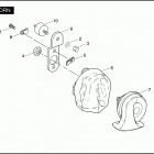 FXSTS 1BLY SPRINGER SOFTAIL (2006) Клаксон