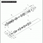 VRXSE 7RC7 CVO VR DESTROYER (2006) TRANSMISSION GEARS