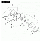 FXDI 1GM1 DYNA SUPER GLIDE (2006) Фара