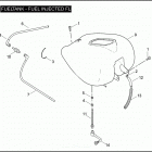 FLHTPI 1FMW ELECTRA GLIDE STANDARD POLICE (2006) FUEL TANK - FUEL INJECTED FLHTPI