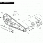 VRXSE 7RC7 CVO VR DESTROYER (2006) CHAIN & SPROCKETS
