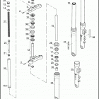 FXDI 1GM1 DYNA SUPER GLIDE (2006) Передняя вилка
