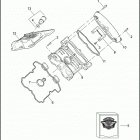 VRSCD 1HDZ VRSCD NIGHT ROD (2006) CAM COVERS - FRONT SHOWN