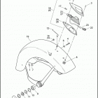 FLSTSCI 1BYB SPRINGER CLASSIC (2006) FRONT FENDER - FLSTSC / I